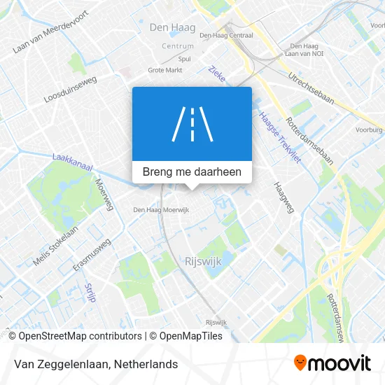 Van Zeggelenlaan kaart