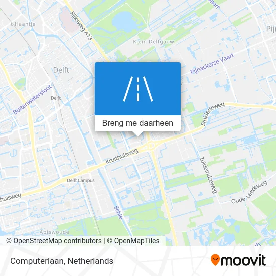 Computerlaan kaart