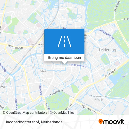 Jacobsdochtershof kaart