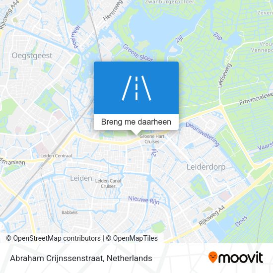 Abraham Crijnssenstraat kaart