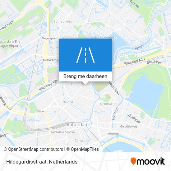 Hildegardisstraat kaart