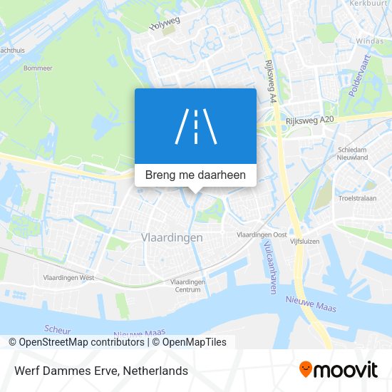 Werf Dammes Erve kaart