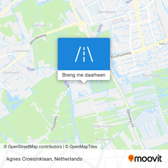 Agnes Croesinklaan kaart