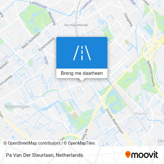 Pa Van Der Steurlaan kaart