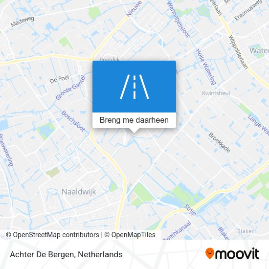 Achter De Bergen kaart