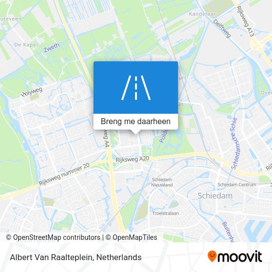 Albert Van Raalteplein kaart