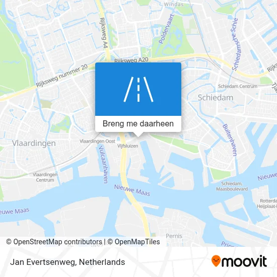 Jan Evertsenweg kaart