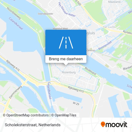 Scholeksterstraat kaart