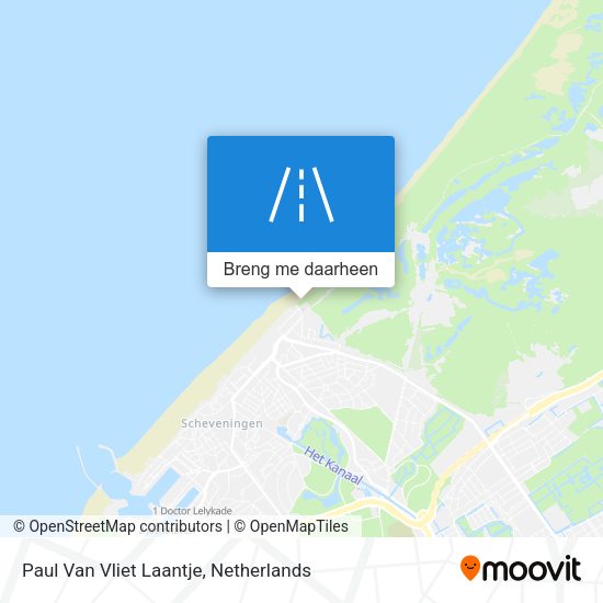 Paul Van Vliet Laantje kaart