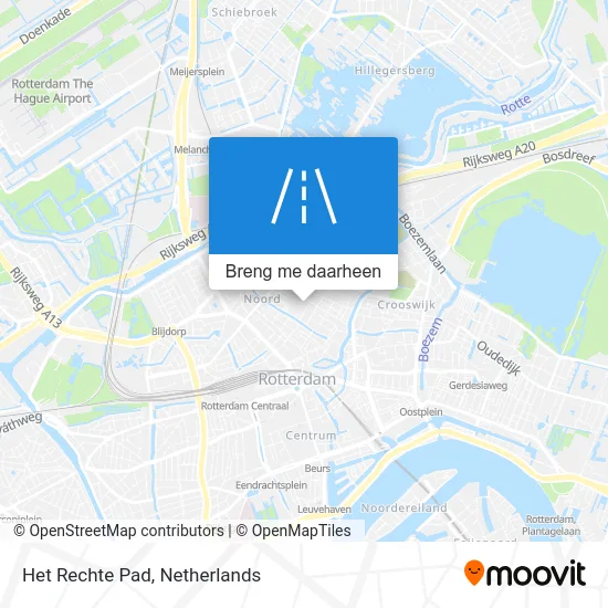 Het Rechte Pad kaart