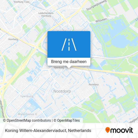 Koning Willem-Alexanderviaduct kaart