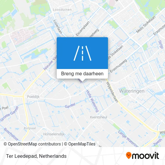Ter Leedepad kaart