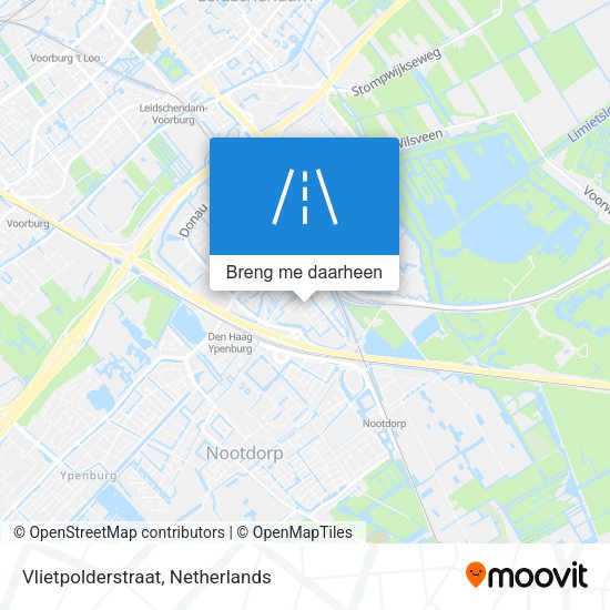 Vlietpolderstraat kaart