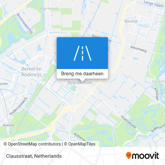Clausstraat kaart