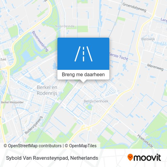 Sybold Van Ravensteynpad kaart