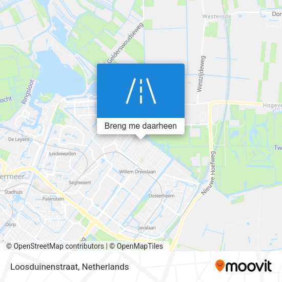 Loosduinenstraat kaart