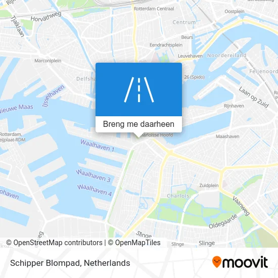 Schipper Blompad kaart
