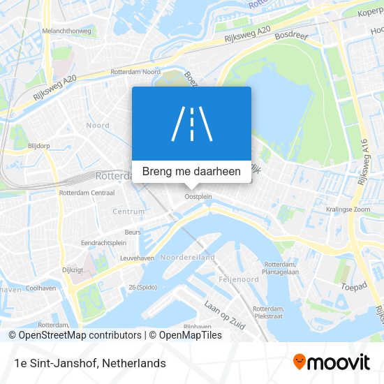 1e Sint-Janshof kaart