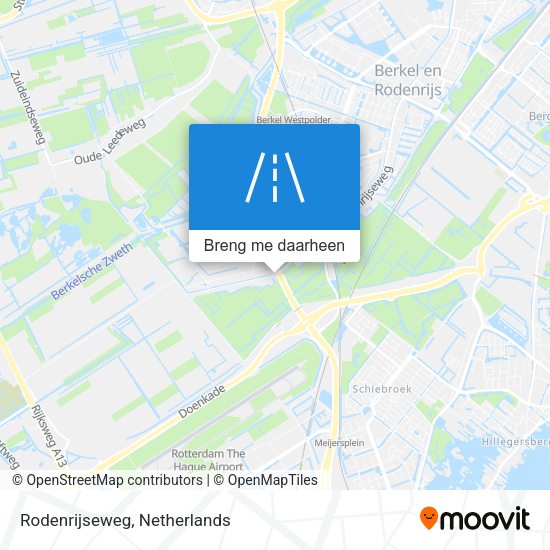 Rodenrijseweg kaart