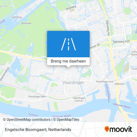 Engelsche Boomgaert kaart