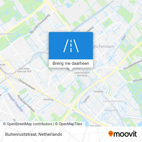 Buitenruststraat kaart