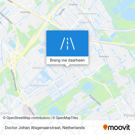Doctor Johan Wagenaarstraat kaart