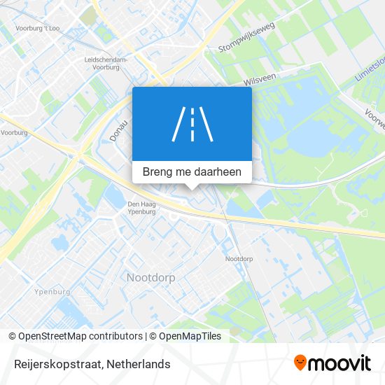 Reijerskopstraat kaart