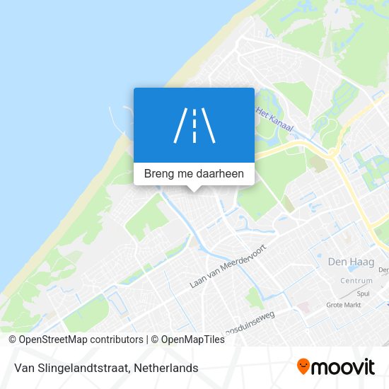 Van Slingelandtstraat kaart