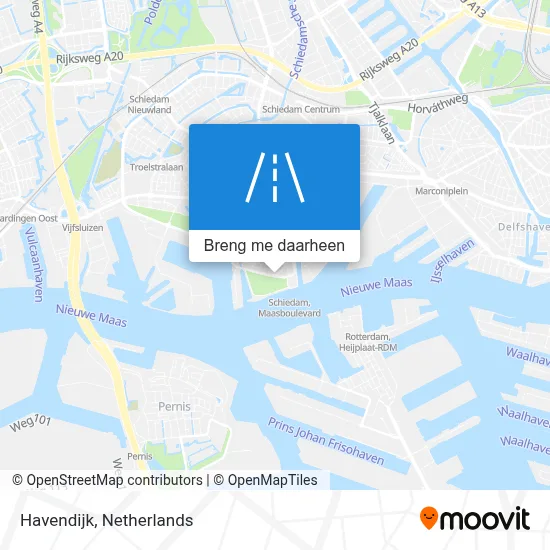 Havendijk kaart