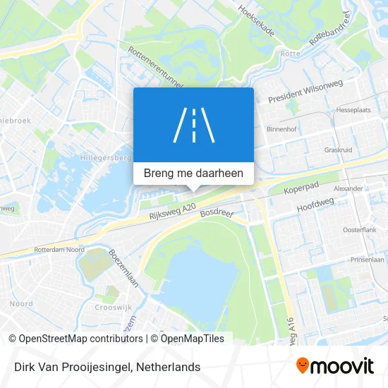 Dirk Van Prooijesingel kaart