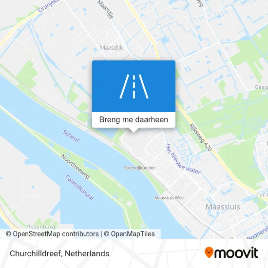 Churchilldreef kaart