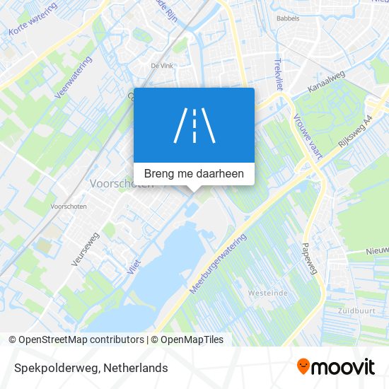 Spekpolderweg kaart