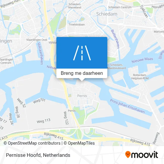 Pernisse Hoofd kaart