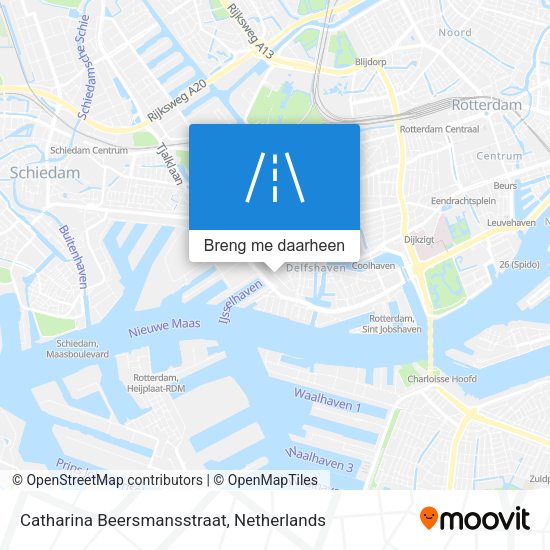 Catharina Beersmansstraat kaart