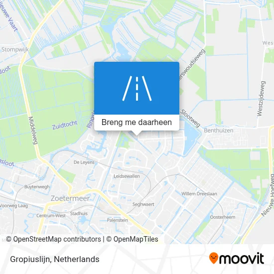 Gropiuslijn kaart