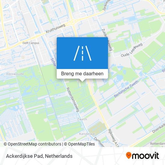 Ackerdijkse Pad kaart