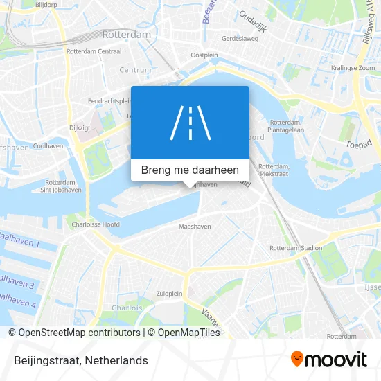 Beijingstraat kaart