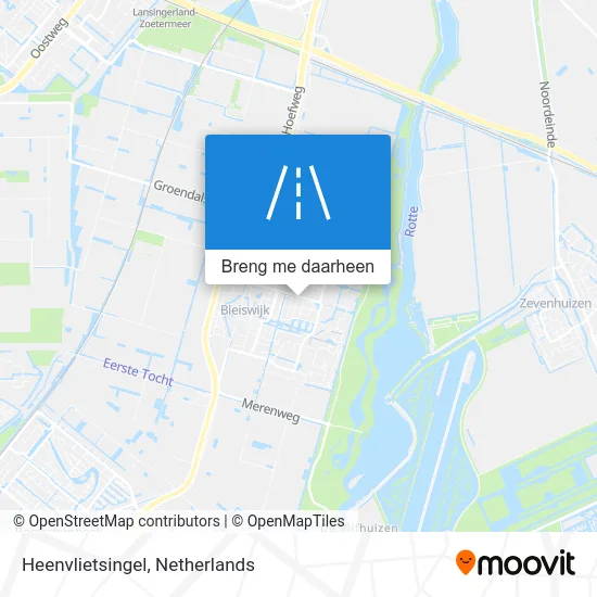 Heenvlietsingel kaart