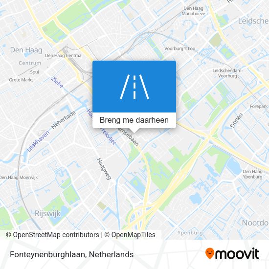 Fonteynenburghlaan kaart