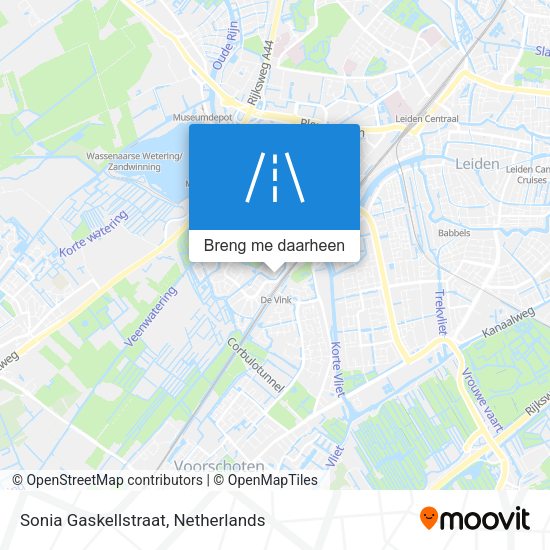 Sonia Gaskellstraat kaart