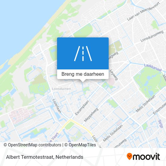 Albert Termotestraat kaart