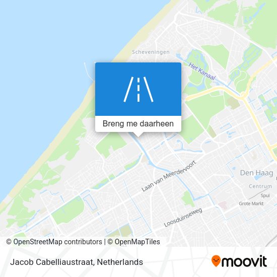 Jacob Cabelliaustraat kaart