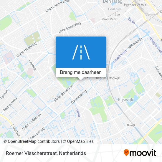 Roemer Visscherstraat kaart