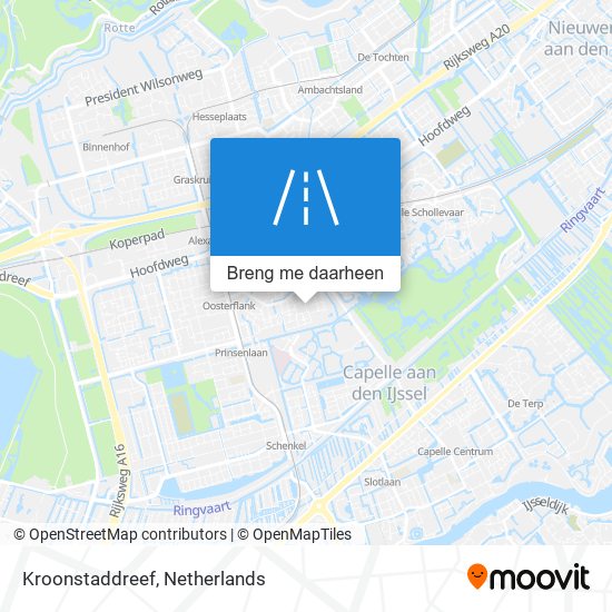 Kroonstaddreef kaart