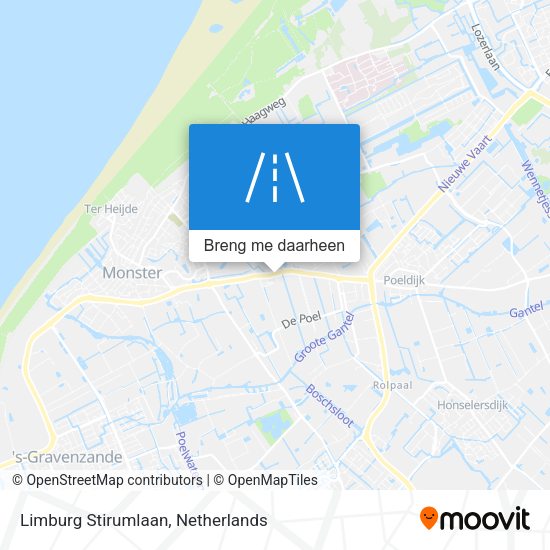 Limburg Stirumlaan kaart