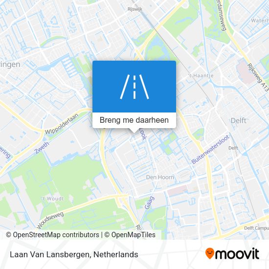 Laan Van Lansbergen kaart