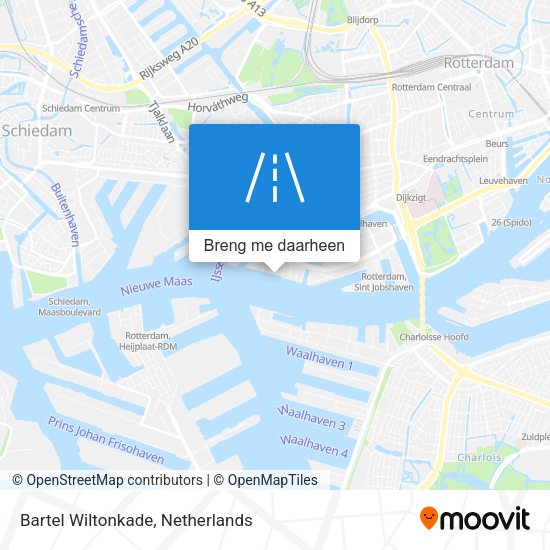 Bartel Wiltonkade kaart