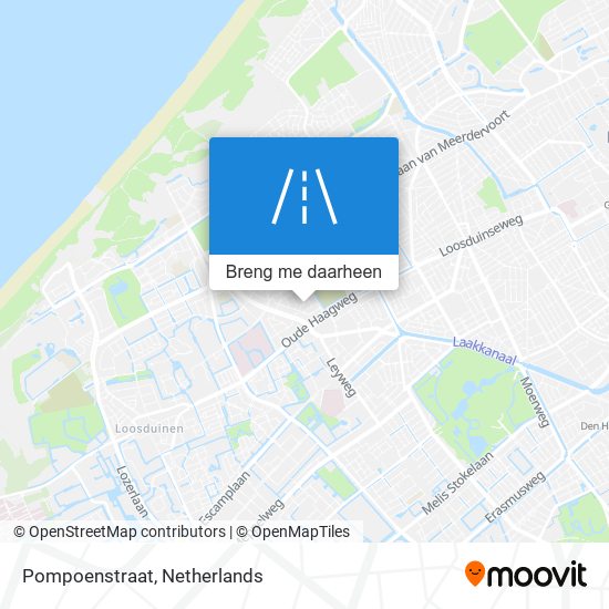 Pompoenstraat kaart