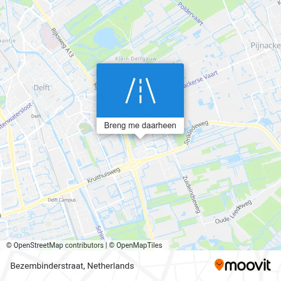 Bezembinderstraat kaart