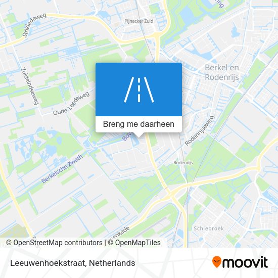 Leeuwenhoekstraat kaart